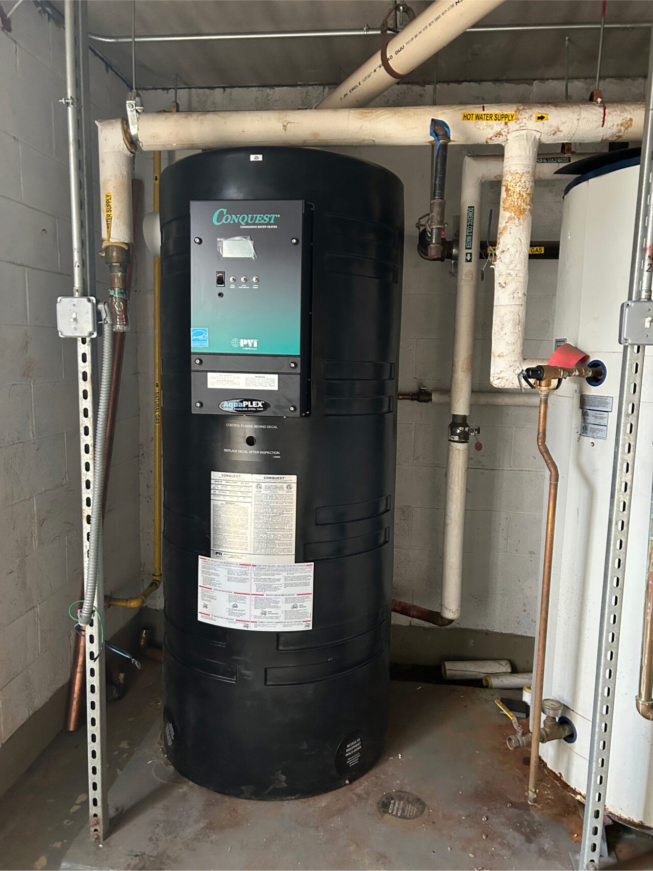 conquest pvi water heater commercial water heat install conquest pvi water heater commercial water heat install